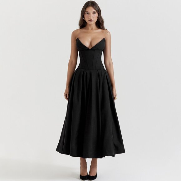 Dresses & Skirts - Sexy off-shoulder backless bodycon dress
